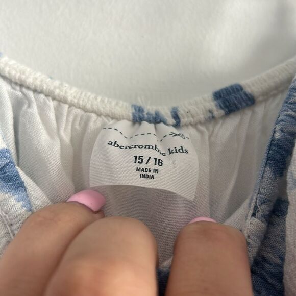 Abercrombie Kids Girl’s Floral Romper Jumpsuit Ruffle Sleeve Size 15/16 - Picture 3 of 7